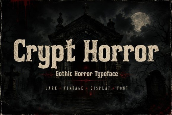 Crypt Horror Font